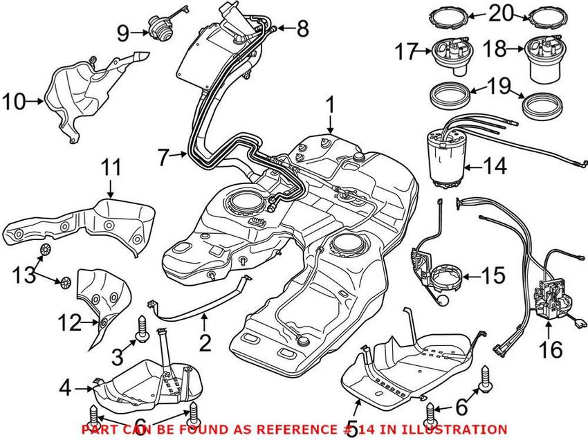 Porsche Fuel Pump Assembly 95862013200